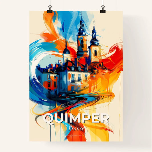 Vibrant Quimper, France Poster