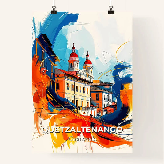 Vibrant Quetzaltenango, Guatemala Poster