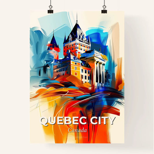 Vibrant Quebec City, Canada Poster