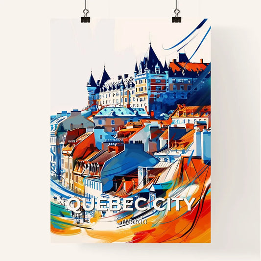 Vibrant Quebec City, Canada Poster