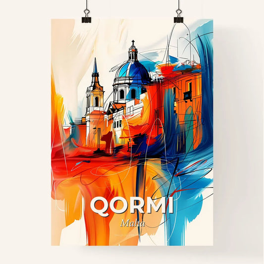 Vibrant Qormi, Malta Poster