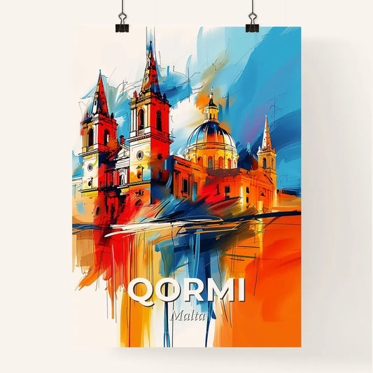 Vibrant Qormi, Malta Poster