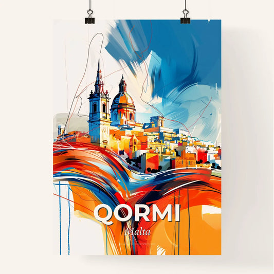 Vibrant Qormi, Malta Poster