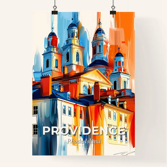 Vibrant Providence, Rhode Island Poster