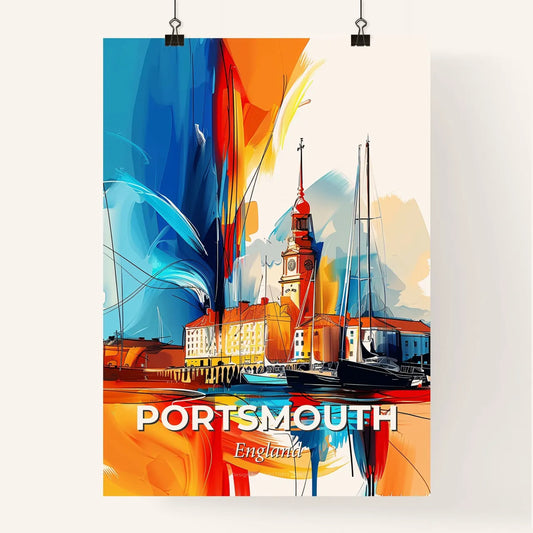 Vibrant Portsmouth, England Poster