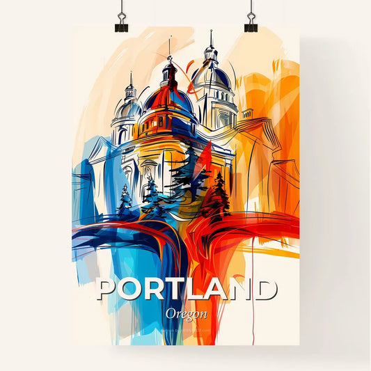 Vibrant Portland, Oregon Poster