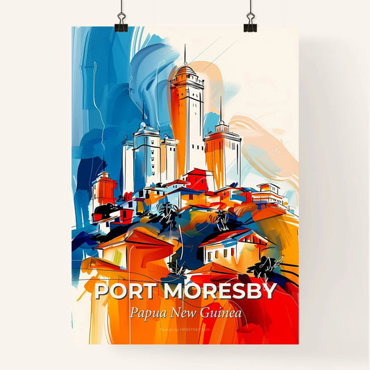 Vibrant Port Moresby, Papua New Guinea Poster