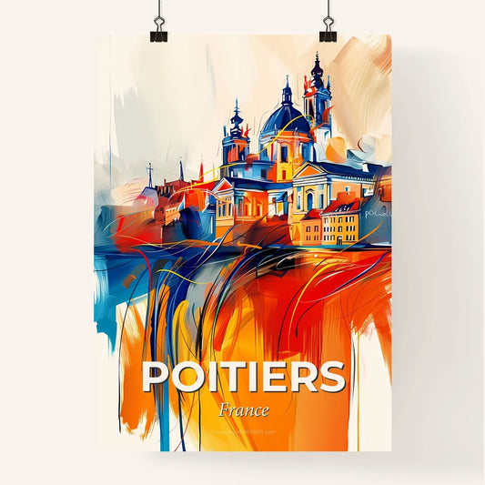 Vibrant Poitiers, France Poster