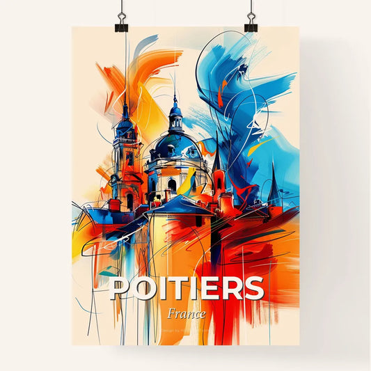 Vibrant Poitiers, France Poster