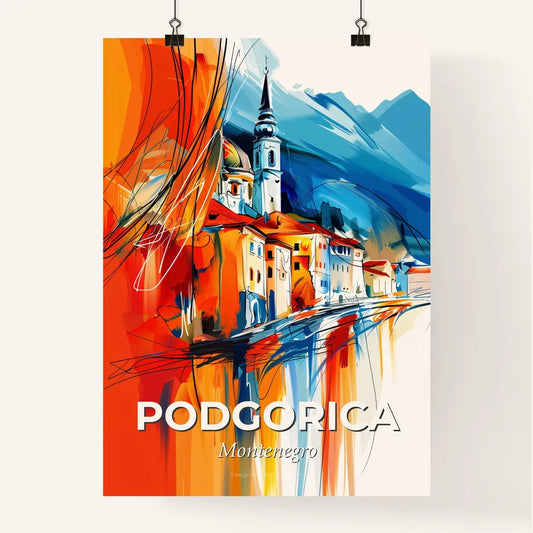 Vibrant Podgorica, Montenegro Poster