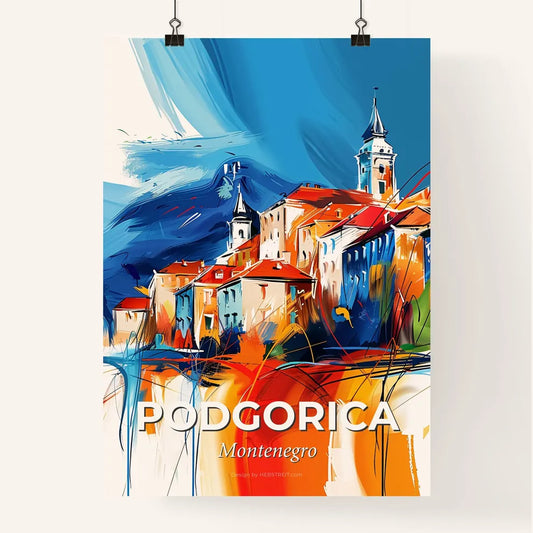 Vibrant Podgorica, Montenegro Poster