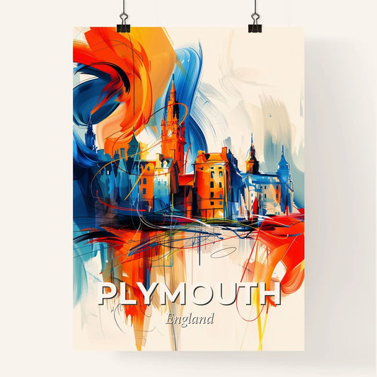 Vibrant Plymouth, England Poster