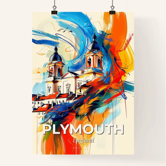 Vibrant Plymouth, England Poster