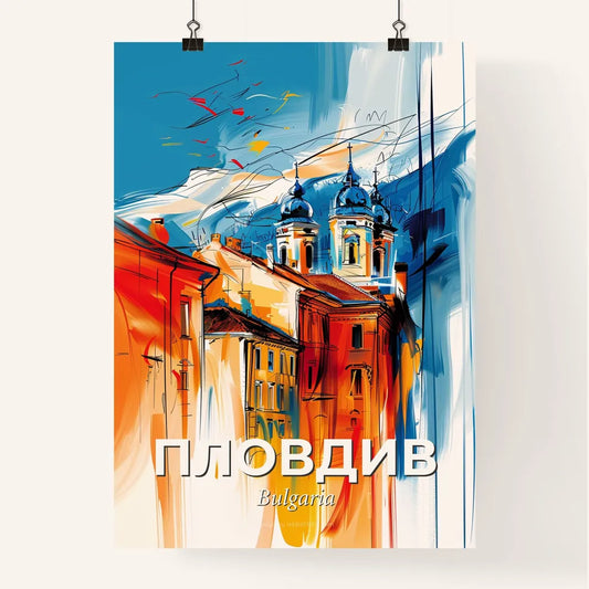 Vibrant Пловдив, Bulgaria Poster