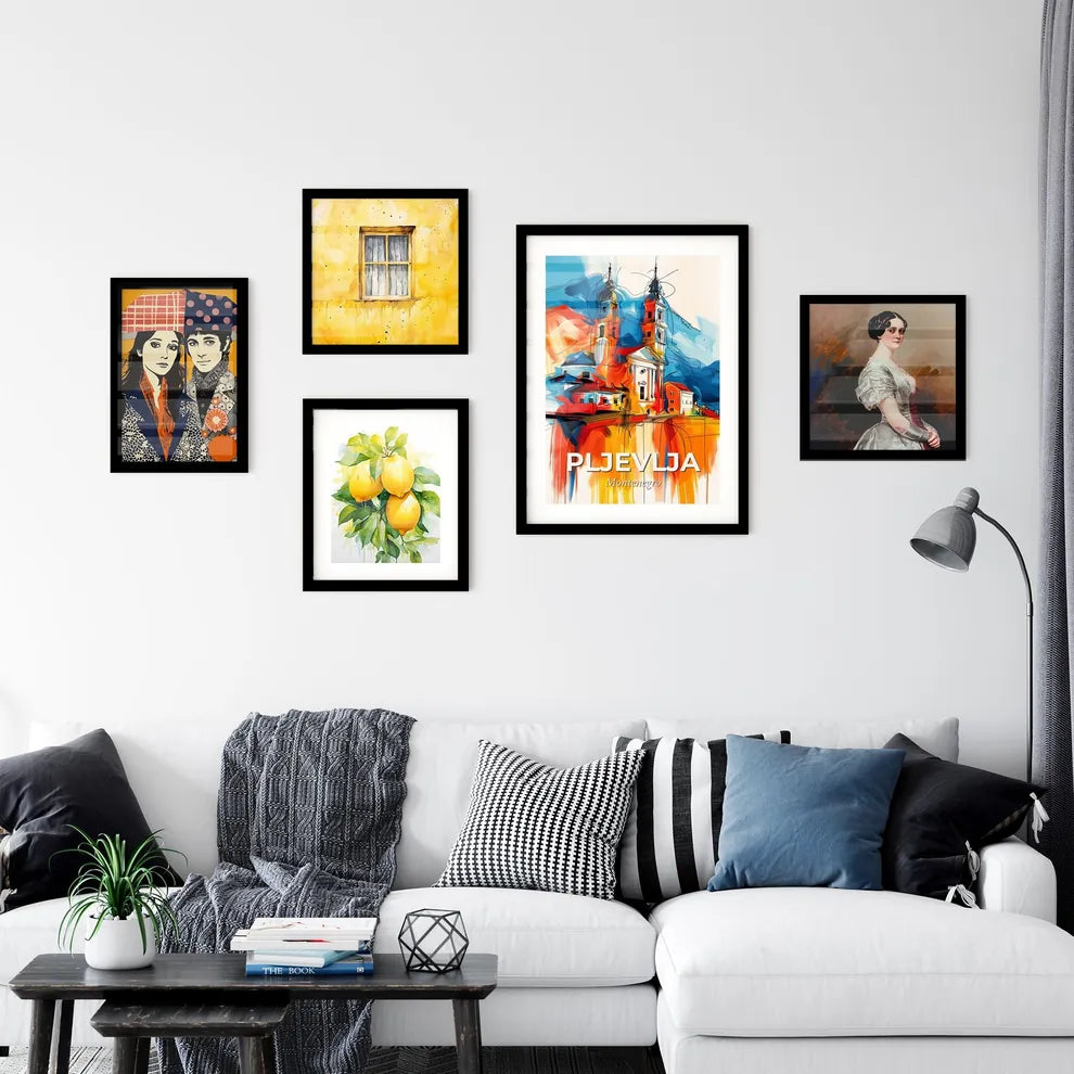 Vibrant Pljevlja, Montenegro Wall Art Collection