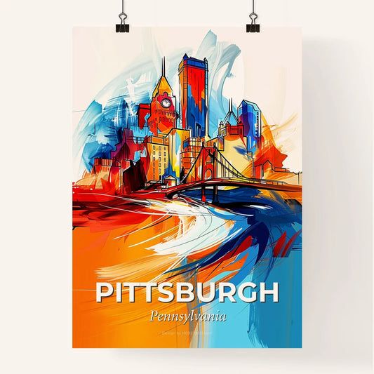 Vibrant Pittsburgh, Pennsylvania Poster