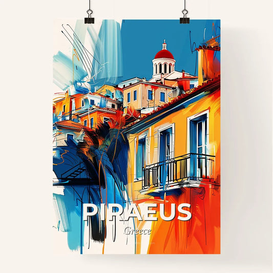 Vibrant Piraeus, Greece Poster