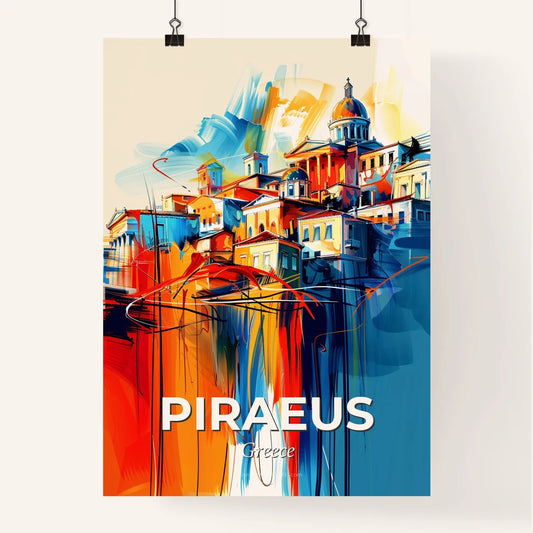 Vibrant Piraeus, Greece Poster