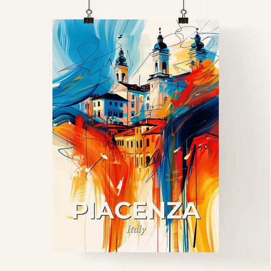 Vibrant Piacenza, Italy Poster