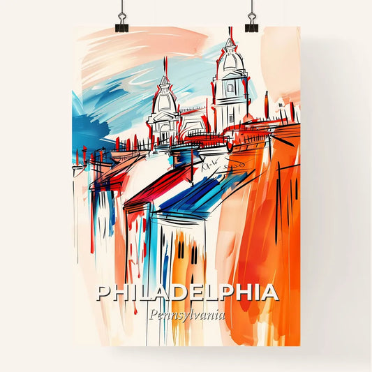 Vibrant Philadelphia, Pennsylvania Poster