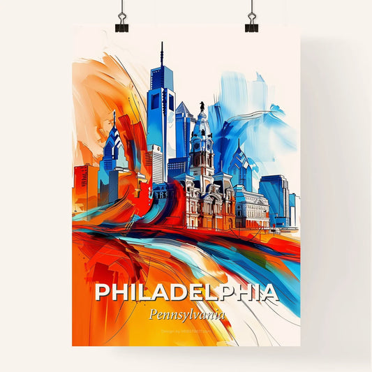 Vibrant Philadelphia, Pennsylvania Poster