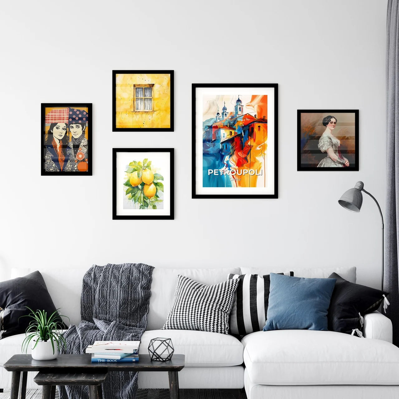 Vibrant Petroupoli, Greece Wall Art Collection