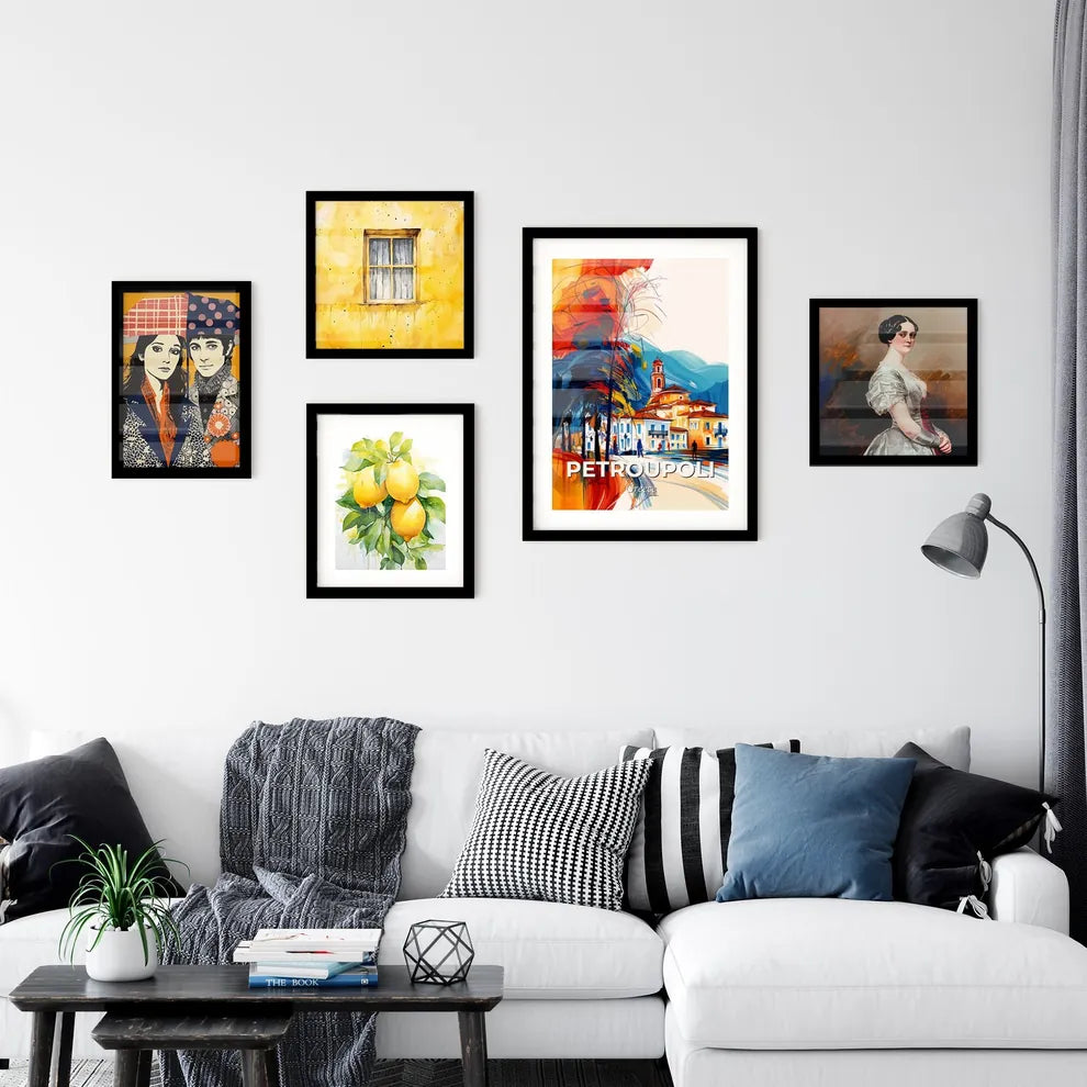 Vibrant Petroupoli, Greece Wall Art Collection