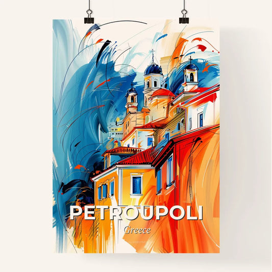 Vibrant Petroupoli, Greece Poster