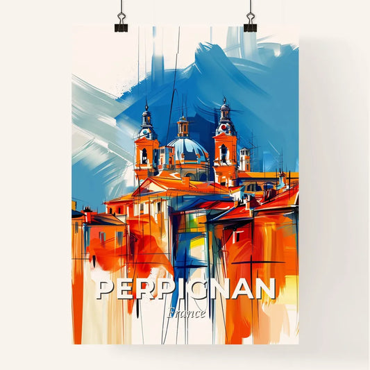 Vibrant Perpignan, France Poster