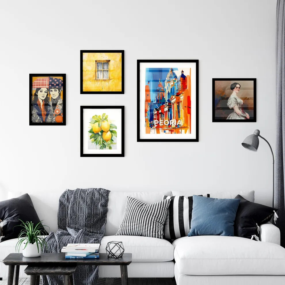 Vibrant Peoria, Illinois Wall Art Collection
