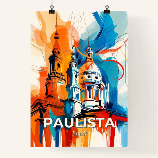Vibrant Paulista, Brazil Poster