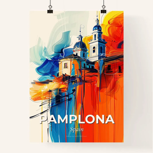 Vibrant Pamplona, Spain Poster