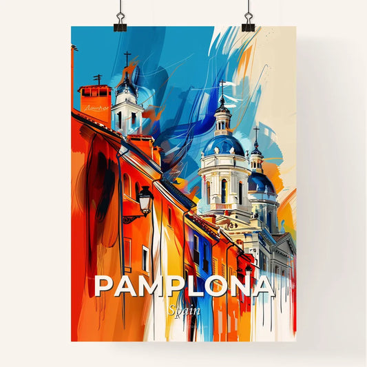 Vibrant Pamplona, Spain Poster