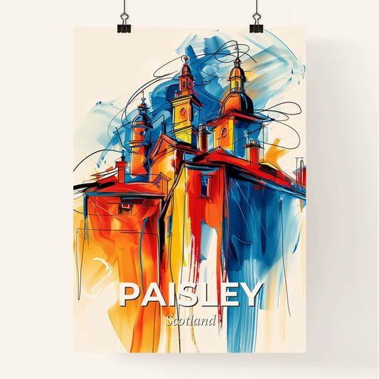 Vibrant Paisley, Scotland Poster