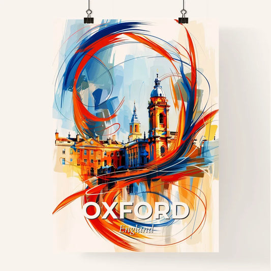 Vibrant Oxford, England Poster