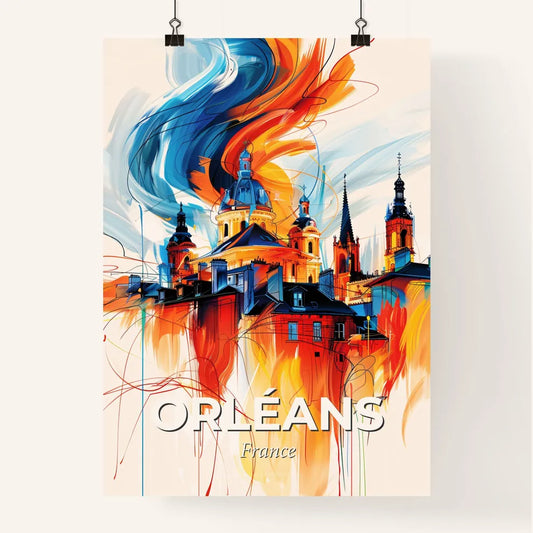 Vibrant Orléans, France Poster