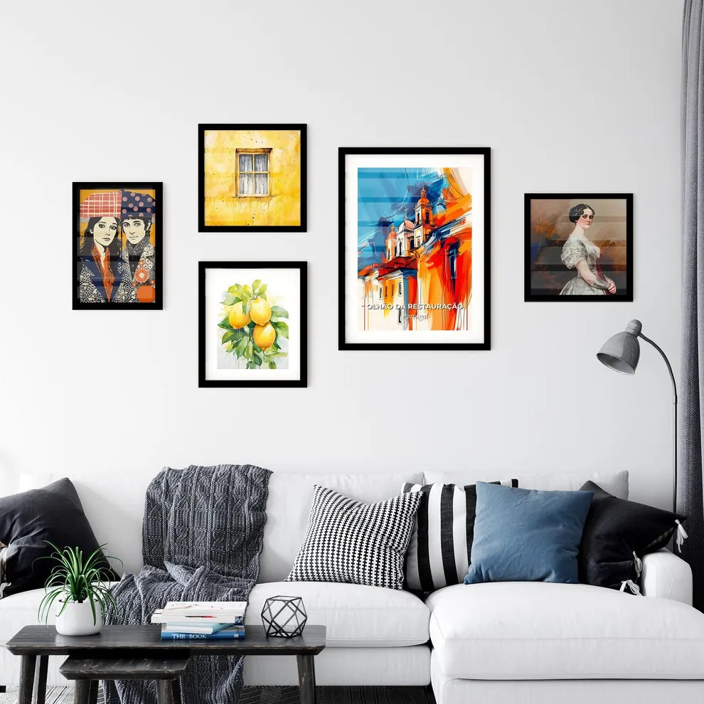 Vibrant Olhão Da Restauração, Portugal Wall Art Collection