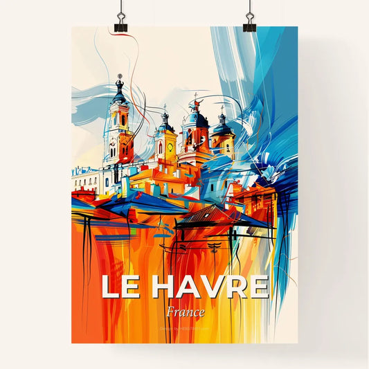 Vibrant Le Havre, France Poster