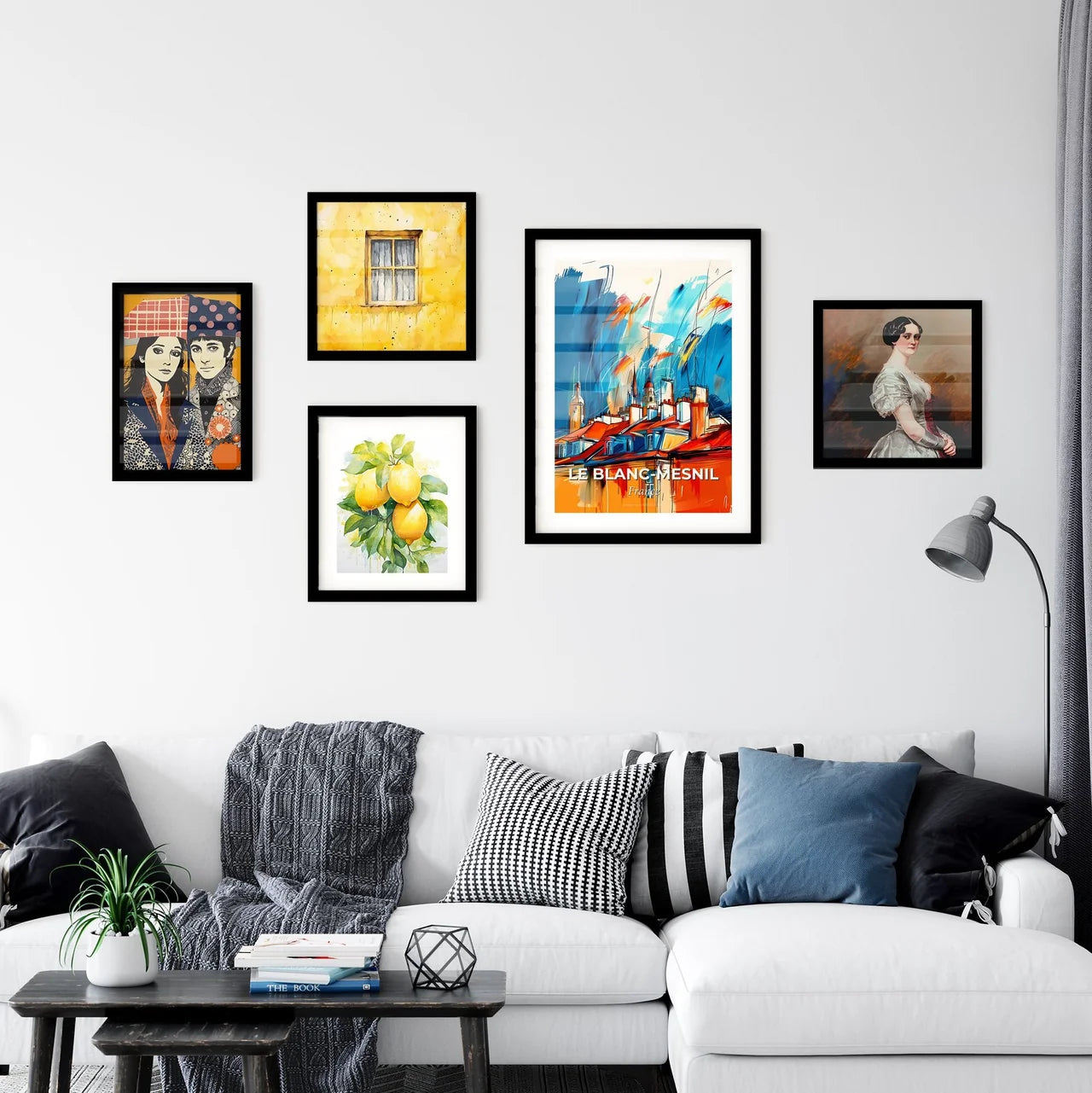 Vibrant Le Blan Wall Art Collection