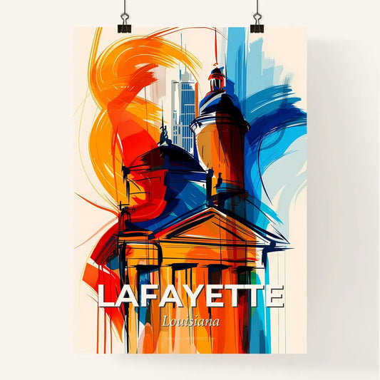 Vibrant Lafayette, Louisiana Poster