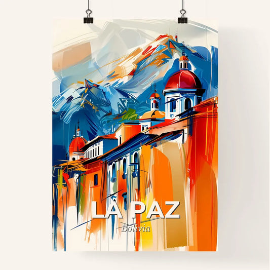 Vibrant La Paz, Bolivia Poster