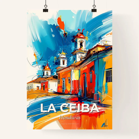 Vibrant La Ceiba, Honduras Poster