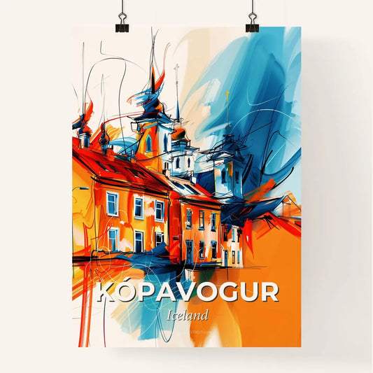 Vibrant Kópavogur, Iceland Poster
