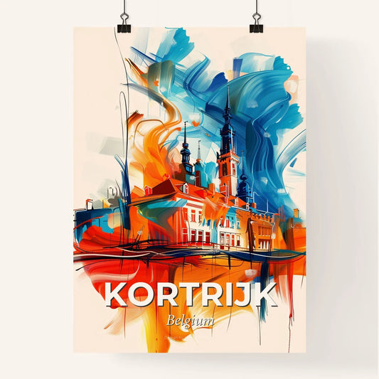 Vibrant Kortrijk , Belgium Poster