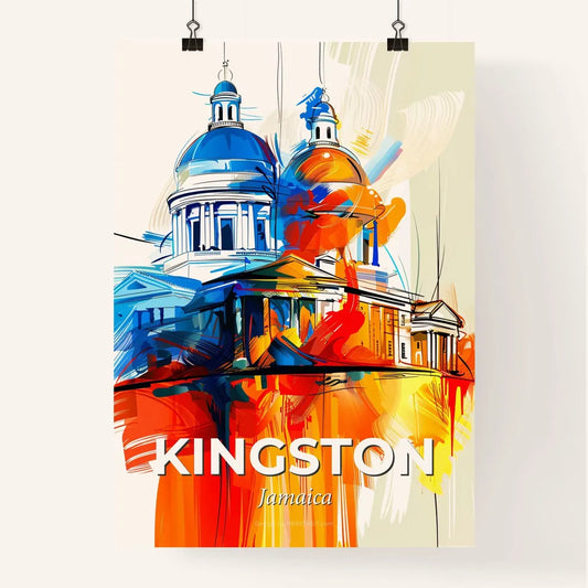 Vibrant Kingston, Jamaica Poster