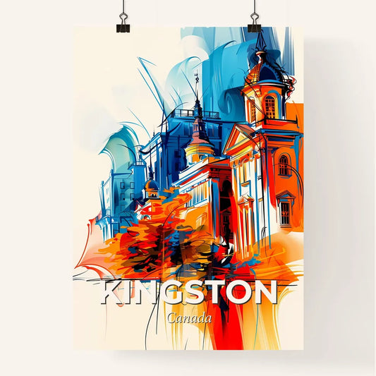 Vibrant Kingston, Canada Poster