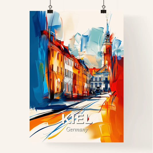 Vibrant Kiel, Germany Poster