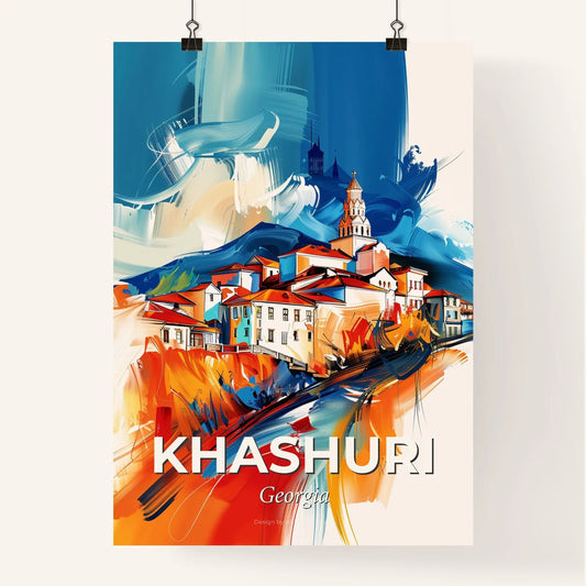 Vibrant Khashuri, Georgia Poster