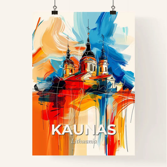 Vibrant Kaunas, Lithuania Poster