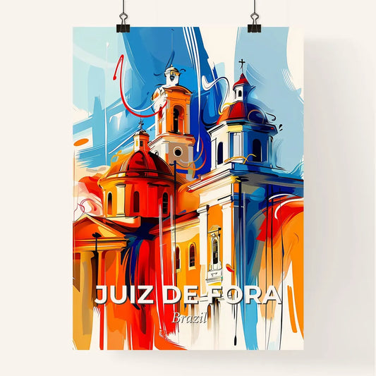 Vibrant Juiz De Fora, Brazil Poster